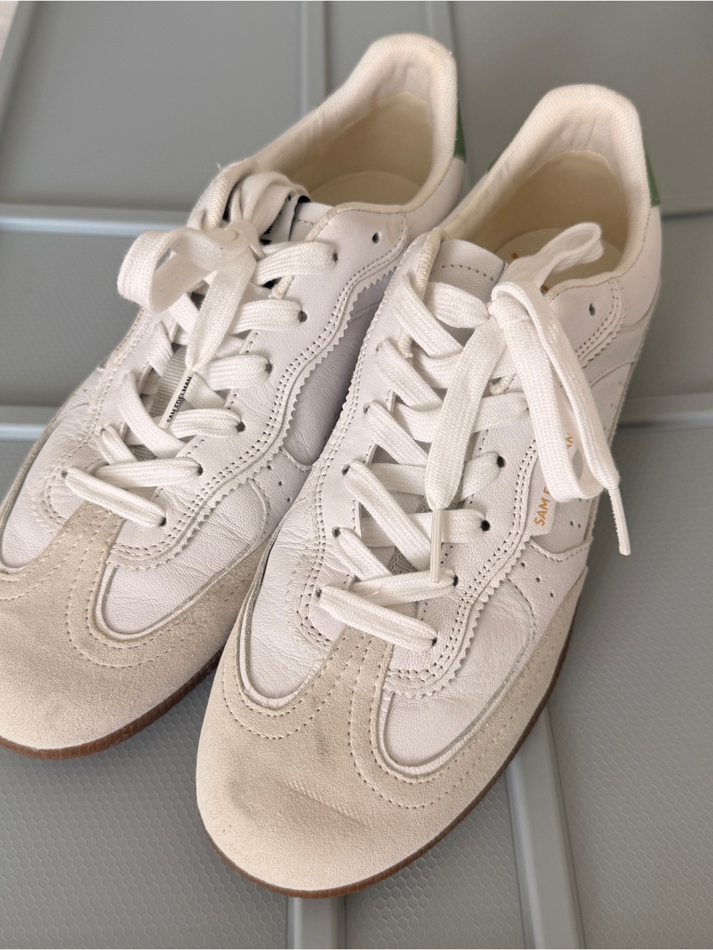 Women's White & Cream Classic Leather Sneaker